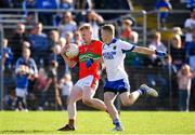 14 October 2018; John Manley of Rathnew in action against Conor French of St Patricks during the Wicklow County Senior Club Football Championship Final match between Rathnew and St Patricks at Joule Park in Aughrim, Wicklow. Photo by Sam Barnes/Sportsfile