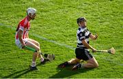 14 October 2018; Seamus O'Farrell of Midleton in action against Brian Lawton of Imokilly during the Cork County Senior Hurling Championship Final between Imokilly and Midleton at Pairc Ui Chaoimh in Cork. Photo by Ramsey Cardy/Sportsfile