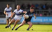 14 October 2018; Simon King of St. Judes in action against Ger Brennan of St. Vincents during the Dublin County Senior Club Football Championship semi-final match between St. Jude's and St. Vincent's at Parnell Park, Dublin. Photo by Ray McManus/Sportsfile