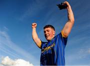 14 October 2018; Jack Connaughton of Clann na Gael celebrates victory following the Roscommon County Senior Club Football Championship Final match between Clann na Gael and St Brigid's at Dr Hyde Park, Roscommon. Photo by Barry Cregg/Sportsfile