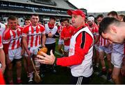 14 October 2018; Imokilly manager Fergal Condon speaks to his team following the Cork County Senior Hurling Championship Final between Imokilly and Midleton at Pairc Ui Chaoimh in Cork. Photo by Ramsey Cardy/Sportsfile