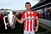 14 October 2018; Imokilly captain Seamus Harnedy with the cup following their victory in the Cork County Senior Hurling Championship Final between Imokilly and Midleton at Pairc Ui Chaoimh in Cork. Photo by Ramsey Cardy/Sportsfile