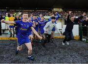 14 October 2018; Clann na Gael players celebrate victory after the final whistle of the Roscommon County Senior Club Football Championship Final match between Clann na Gael and St Brigid's at Dr Hyde Park, Roscommon. Photo by Barry Cregg/Sportsfile