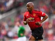 25 September 2018; Quinton Fortune of Manchester United Legends during the Liam Miller Memorial match between Manchester United Legends and Republic of Ireland & Celtic Legends at Páirc Uí Chaoimh in Cork. Photo by Stephen McCarthy/Sportsfile