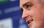 15 October 2018; Devin Toner during a Leinster Rugby press conference at Leinster Rugby Headquarters in Dublin. Photo by Ramsey Cardy/Sportsfile