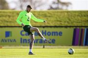 15 October 2018; James McClean during a Republic of Ireland training session at the FAI National Training Centre in Abbotstown, Dublin. Photo by Stephen McCarthy/Sportsfile