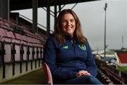 13 October 2018; Victory Shield Tournament Director Joanne Martin prior to the 2018/19 UEFA Under-19 European Championships Qualifying Round match between Republic of Ireland and Faroe Islands at the City Calling Stadium in Longford. Photo by Barry Cregg/Sportsfile