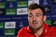 15 October 2018; Niall Scannell during a Munster Rugby press conference at the University of Limerick in Limerick. Photo by Diarmuid Greene/Sportsfile