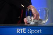 11 October 2018; A general view during The GAA Championship Draw 2019 at RTÉ Studios in Donnybrook, Dublin.   Photo by Piaras Ó Mídheach/Sportsfile