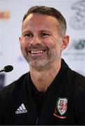 15 October 2018; Wales manager Ryan Giggs during a press conference at the Aviva Stadium in Dublin. Photo by Stephen McCarthy/Sportsfile