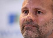 15 October 2018; Wales manager Ryan Giggs during a press conference at the Aviva Stadium in Dublin. Photo by Stephen McCarthy/Sportsfile