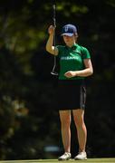 15 October 2018; Lauren Crowley-Walsh of Team Ireland, from Kill, Co. Kildare, reading the 1st green during the Mixed Team Cumulative Team Play event in the Hurlingham Golf Cub, on Day 9 of the Youth Olympic Games in Buenos Aires, Argentina. Photo by Eóin Noonan/Sportsfile