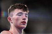 16 October 2018; Dean Clancy of Team Ireland, from Ballinacarrow, Sligo, after losing to Ivan Price of Team GB during the men's flyweight, semi final, event in the Youth Olympic Park on Day 10 of the Youth Olympic Games in Buenos Aires, Argentina. Photo by Eóin Noonan/Sportsfile