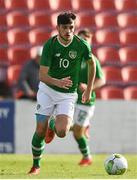 16 October 2018; Troy Parrott of Republic of Ireland during the 2018/19 UEFA Under-19 European Championships Qualifying Round match between Republic of Ireland and Netherlands at City Calling Stadium, in Lissanurlan, Co. Longford. Photo by Harry Murphy/Sportsfile