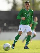 16 October 2018; Jason Knight of Republic of Ireland during the 2018/19 UEFA Under-19 European Championships Qualifying Round match between Republic of Ireland and Netherlands at City Calling Stadium, in Lissanurlan, Co. Longford. Photo by Harry Murphy/Sportsfile