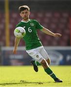 16 October 2018; Arron Bolger of Republic of Ireland during the 2018/19 UEFA Under-19 European Championships Qualifying Round match between Republic of Ireland and Netherlands at City Calling Stadium, in Lissanurlan, Co. Longford. Photo by Harry Murphy/Sportsfile