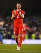 16 October 2018; Chris Gunter of Wales after the UEFA Nations League B group four match between Republic of Ireland and Wales at the Aviva Stadium in Dublin. Photo by Harry Murphy/Sportsfile