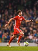 16 October 2018; Joe Allen of Wales during the UEFA Nations League B group four match between Republic of Ireland and Wales at the Aviva Stadium in Dublin. Photo by Harry Murphy/Sportsfile