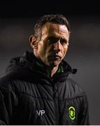 17 October 2018; Peamount United manager Vinnie Patterson during the Continental Tyres FAI Women's Cup Semi-Final match between Shelbourne and Peamount United at Tolka Park, Dublin. Photo by Harry Murphy/Sportsfile