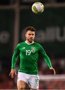 16 October 2018; Scott Hogan of Republic of Ireland during the UEFA Nations League B group four match between Republic of Ireland and Wales at the Aviva Stadium in Dublin. Photo by Stephen McCarthy/Sportsfile