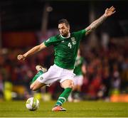 16 October 2018; Shane Duffy of Republic of Ireland during the UEFA Nations League B group four match between Republic of Ireland and Wales at the Aviva Stadium in Dublin. Photo by Stephen McCarthy/Sportsfile