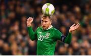 16 October 2018; Richard Keogh of Republic of Ireland during the UEFA Nations League B group four match between Republic of Ireland and Wales at the Aviva Stadium in Dublin. Photo by Stephen McCarthy/Sportsfile