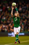 16 October 2018; James McClean of Republic of Ireland during the UEFA Nations League B group four match between Republic of Ireland and Wales at the Aviva Stadium in Dublin. Photo by Stephen McCarthy/Sportsfile