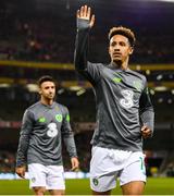 16 October 2018; Callum Robinson of Republic of Ireland prior to the UEFA Nations League B group four match between Republic of Ireland and Wales at the Aviva Stadium in Dublin. Photo by Stephen McCarthy/Sportsfile