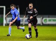 17 October 2018; Edel Kennedy of Wexford Youths in action against Sinead Gaynor of UCD Waves during the Continental Tyres FAI Women's Cup Semi-Final match between Wexford Youths and UCD Waves at Ferrycarrig Park, in Wexford. Photo by Matt Browne/Sportsfile