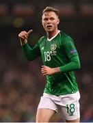 16 October 2018; Aiden O'Brien of Republic of Ireland during the UEFA Nations League B group four match between Republic of Ireland and Wales at the Aviva Stadium in Dublin. Photo by Stephen McCarthy/Sportsfile