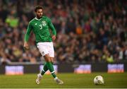 16 October 2018; Cyrus Christie of Republic of Ireland during the UEFA Nations League B group four match between Republic of Ireland and Wales at the Aviva Stadium in Dublin. Photo by Stephen McCarthy/Sportsfile