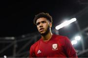 16 October 2018; Tyler Roberts of Wales prior to the UEFA Nations League B group four match between Republic of Ireland and Wales at the Aviva Stadium in Dublin. Photo by Stephen McCarthy/Sportsfile