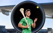 18 October 2018; Tom Morrissey of Limerick was at Dublin Airport this morning where Aer Lingus, in partnership with the GAA and GPA, unveiled the one-of-a-kind customised playing kit for the Fenway Hurling Classic which takes place at Fenway Park in Boston on November 18th. Aer Lingus will once again be the Official Airline of the Event and will be responsible for flying the four teams to Boston. Photo by Sam Barnes/Sportsfile