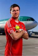 18 October 2018; Daniel Kearney of Cork was at Dublin Airport this morning where Aer Lingus, in partnership with the GAA and GPA, unveiled the one-of-a-kind customised playing kit for the Fenway Hurling Classic which takes place at Fenway Park in Boston on November 18th. Aer Lingus will once again be the Official Airline of the Event and will be responsible for flying the four teams to Boston. Photo by Sam Barnes/Sportsfile