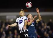 19 October 2018; Ronan Murray of Dundalk in action against Jack Keaney of Sligo Rovers during the SSE Airtricity League Premier Division match between Dundalk and Sligo Rovers at Oriel Park in Dundalk, Louth. Photo by Seb Daly/Sportsfile