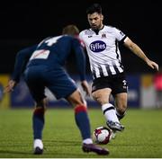 19 October 2018; Patrick Hoban of Dundalk in action against Kris Twardek of Sligo Rovers during the SSE Airtricity League Premier Division match between Dundalk and Sligo Rovers at Oriel Park in Dundalk, Louth. Photo by David Fitzgerald/Sportsfile