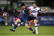 19 October 2018; Liam Kerrigan of Sligo Rovers in action against Brian Gartland of Dundalk during the SSE Airtricity League Premier Division match between Dundalk and Sligo Rovers at Oriel Park in Dundalk, Louth. Photo by David Fitzgerald/Sportsfile