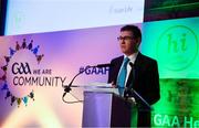 20 October 2018; Ard Stiúrthóir of the GAA Tom Ryan addresses attendees during the GAA National Healthy Club Conference at Croke Park Stadium, in Dublin. Photo by David Fitzgerald/Sportsfile