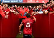 20 October 2018; CJ Stander of Munster acknowledges supporters after the Heineken Champions Cup Pool 2 Round 2 match between Munster and Gloucester at Thomond Park in Limerick. Photo by Diarmuid Greene/Sportsfile