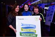 20 October 2018; Attendees, from left, Katherine Williams, Katie and Mary McSharry during the GAA National Healthy Club Conference at Croke Park Stadium, in Dublin. Photo by David Fitzgerald/Sportsfile