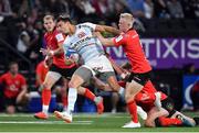 20 October 2018; Juan Imhoff of Racing 92 is tackled by David Shanahan, right, and Stuart McCloskey of Ulster during the Heineken Champions Cup Pool 4 Round 2 match between Racing 92 and Ulster at Paris La Defence Arena, in Paris, France. Photo by Brendan Moran/Sportsfile