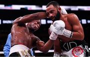 20 October 2018; Kid Galahad, right, and Toka Kahn Clary during their IBF Featherweight eliminator bout at TD Garden in Boston, Massachusetts, USA. Photo by Stephen McCarthy/Sportsfile