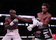 20 October 2018; Demetrius Andrade and Walter Kautondokwa, left, during their vacant WBO Middleweight title bout at TD Garden in Boston, Massachusetts, USA. Photo by Stephen McCarthy/Sportsfile