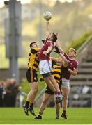 21 October 2018; Pauric Smith, centre, and David Wright of Castlerahan in action against Paul McEvoy, right, and James Smith of Crosserlough during the Cavan County Senior Club Football Championship Final match between Castlerahan and Crosserlough at Kingspan Breffni Park in Cavan. Photo by Seb Daly/Sportsfile