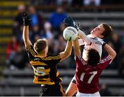 21 October 2018; Kieran Galligan of Crosserlough, left, in action against Enda O’Connell, 17, and Jamie Leahy of Castlerahan during the Cavan County Senior Club Football Championship Final match between Castlerahan and Crosserlough at Kingspan Breffni Park in Cavan. Photo by Seb Daly/Sportsfile