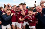 21 October 2018; Castlerahan players celebrate following their side's victory during the Cavan County Senior Club Football Championship Final match between Castlerahan and Crosserlough at Kingspan Breffni Park in Cavan. Photo by Seb Daly/Sportsfile