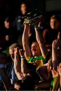 21 October 2018; John O'Keeffe of Clonoulty / Rossmore lifts the Dan Breen Cup after the Tipperary Water County Senior Hurling Championship Final between Clonoulty / Rossmore and Nenagh Éire Óg at Semple Stadium, in Thurles, Tipperary. Photo by Ray McManus/Sportsfile