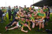 21 October 2018; The Clonoulty / Rossmore players celebrate with the Dan Breen Cup after the Tipperary Water County Senior Hurling Championship Final between Clonoulty / Rossmore and Nenagh Éire Óg at Semple Stadium, in Thurles, Tipperary. Photo by Ray McManus/Sportsfile