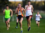 21 October 2018; Mick Byrne of Sli Cualann A.C. Co. Wicklow, competing in the Master Male's during the Autumn Open International Cross Country Festival at the National Sports Campus in Abbottstown, Dublin. Photo by Harry Murphy/Sportsfile