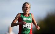 21 October 2018; Margaret Glavey of Mayo A.C. Co. Mayo competing in the Mast Fem 65+'s during the Autumn Open International Cross Country Festival at the National Sports Campus in Abbottstown, Dublin. Photo by Harry Murphy/Sportsfile